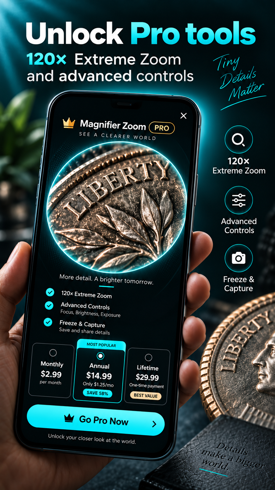 Magnifier Zoom Pro tools
