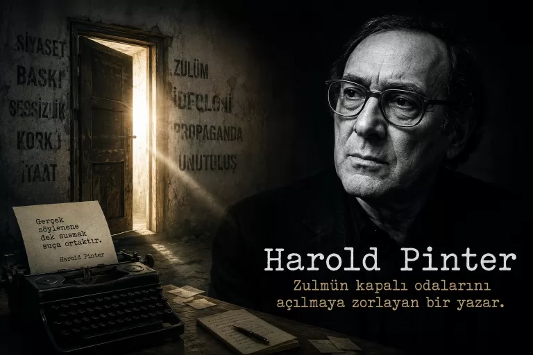 Zulmün kapalı odalarını açılmaya zorlayan bir yazar: Harold Pinter