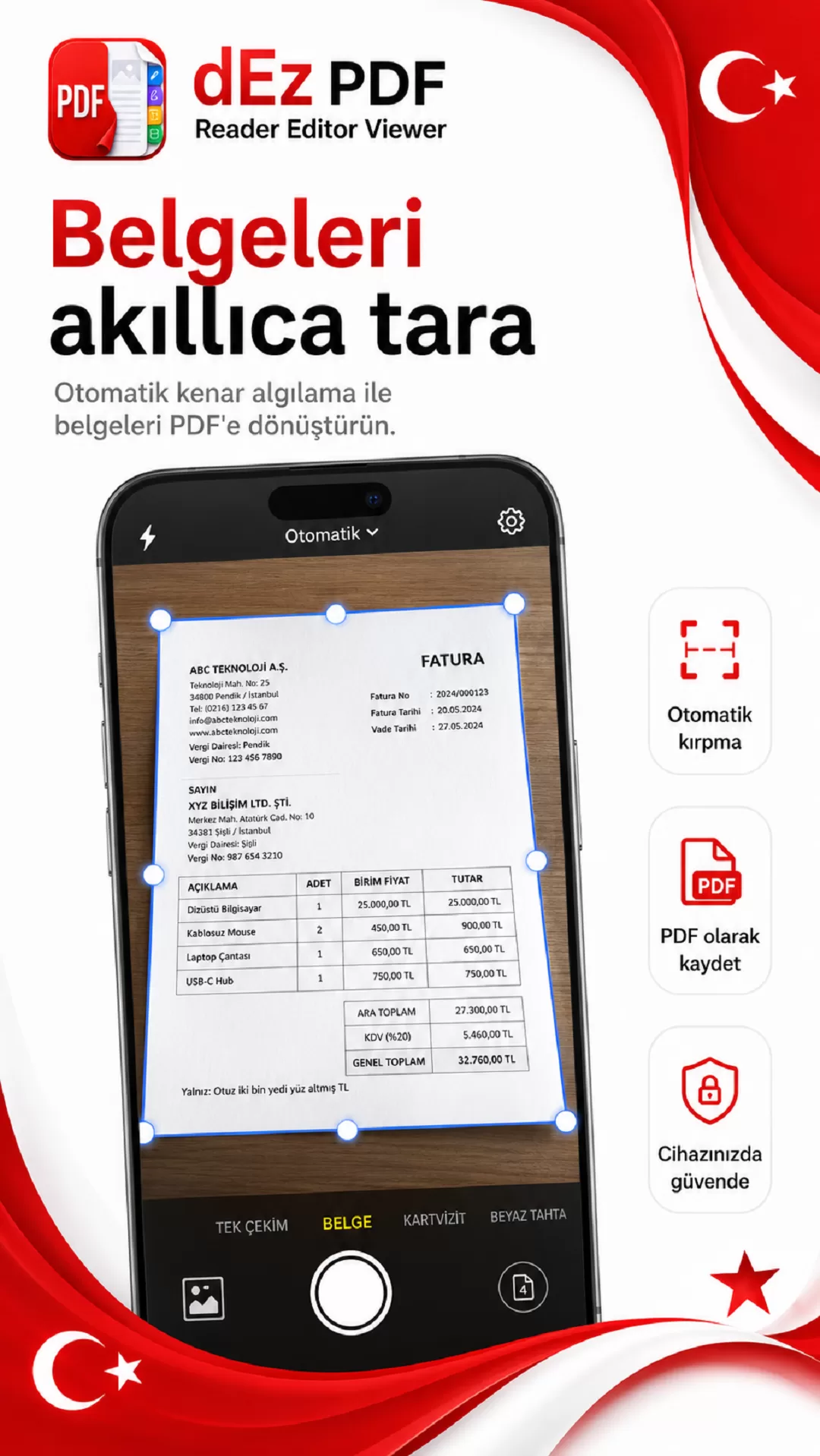 dez pdf tarama